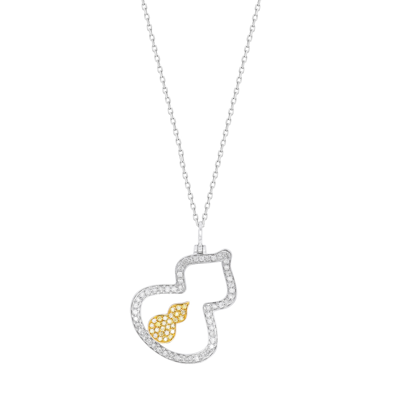 Cyra Fancy Diamond Necklace